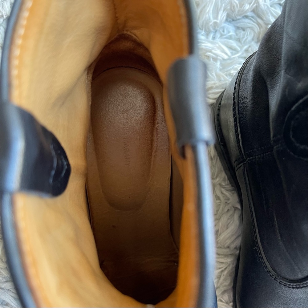 Isabel Marant Cluster Leather Hidden Wedge Ankle Boots - Picture 15 of 16